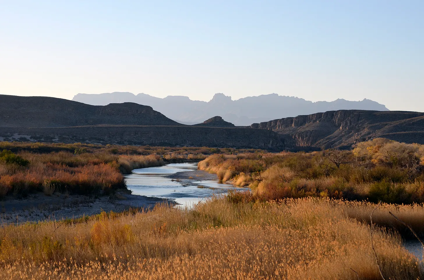 Landscape at Big Bend National Park in Texas
