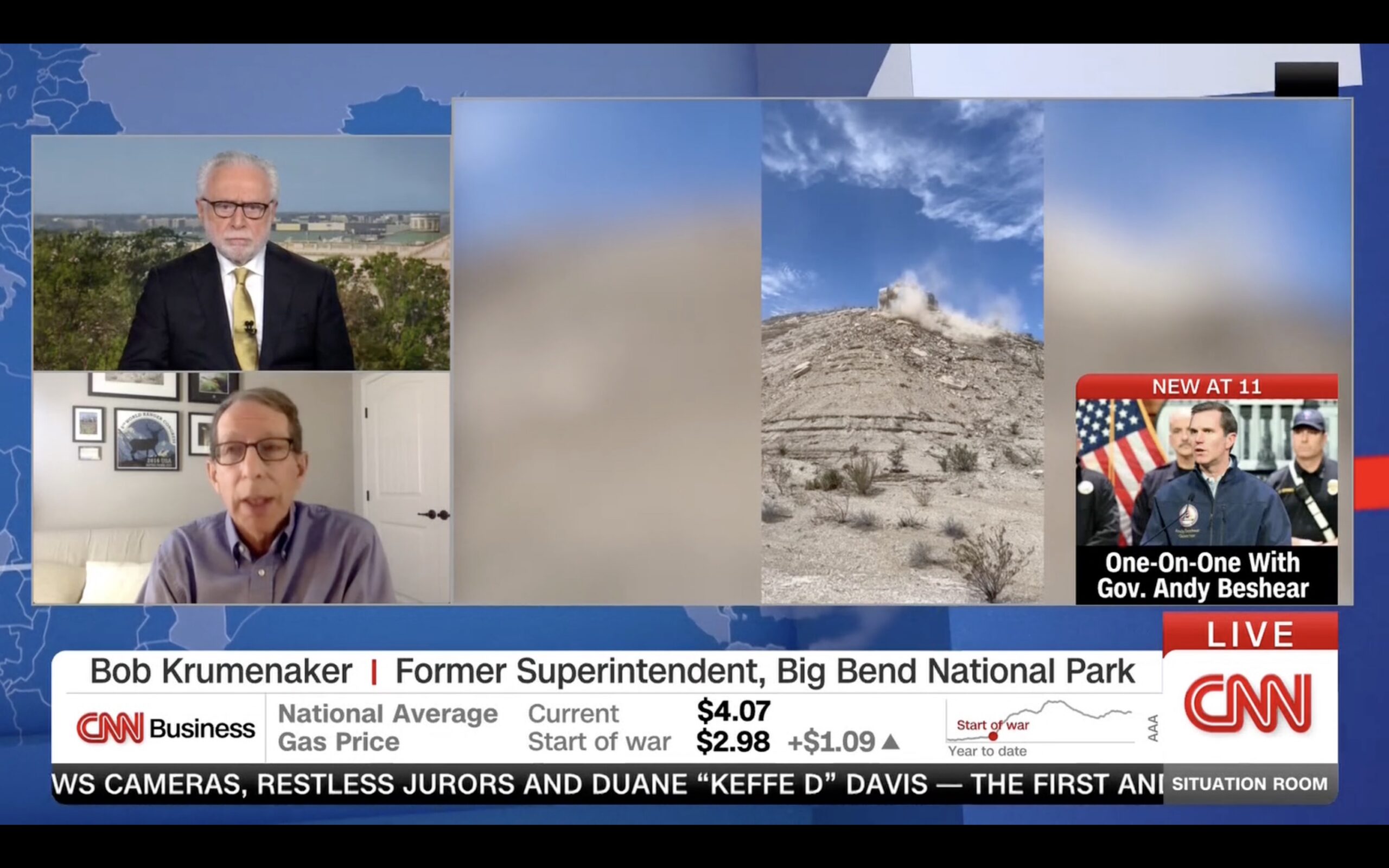 CNN Interview with Wolf Blitzer and Bob Krumenaker