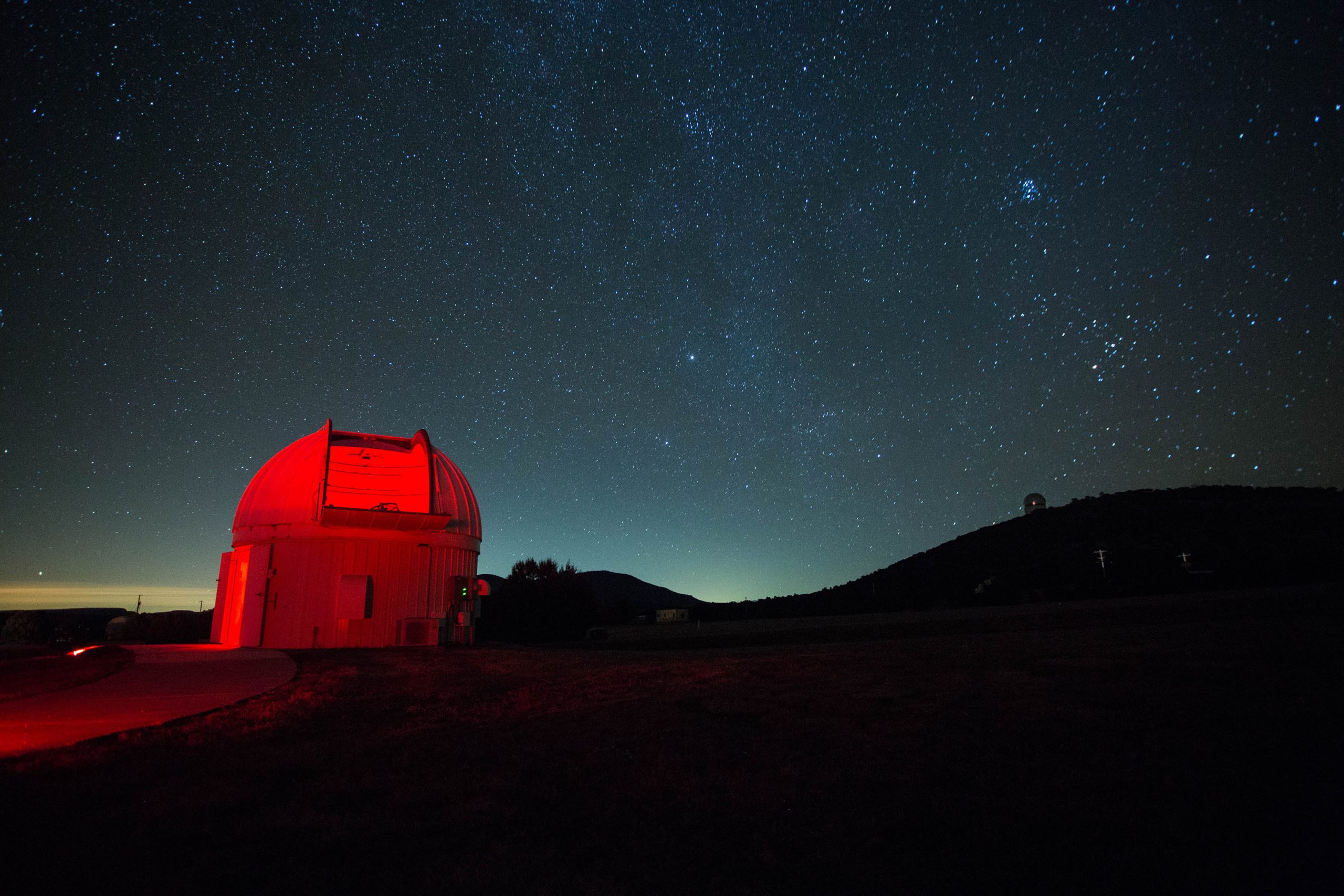 The Big Bend region's Dark Sky Preserve status helps to aid research done at the nearby McDonald Observatory in the Davis Mountains of West Texas. Gabriel C. Pérez / KUT News