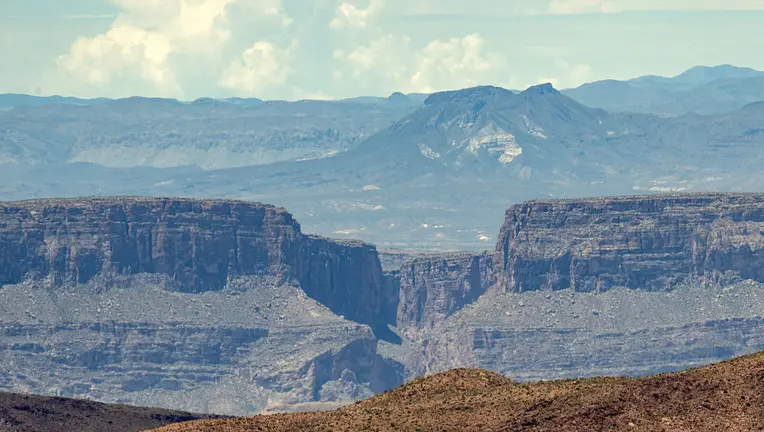 Big Bend National Park is seen in southern Texas, on August 15, 2026. (Photo by RONALDO SCHEMIDT / AFP via Getty Images)